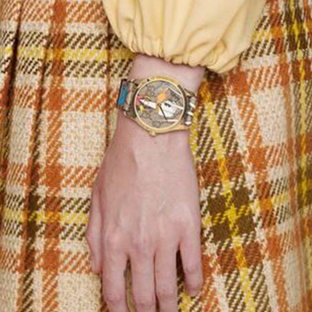 Gucci NEW "Limited Edition" G-Timeless Walt Disney Donald Duck Unisex 38mm Watch - Picture 7 of 8